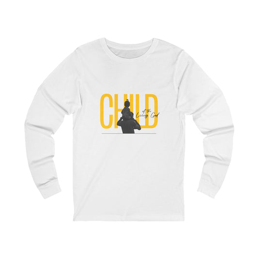 Child with Crown Unisex Long Sleeve Tee – Perfect for Celebrations and Family Gatherings