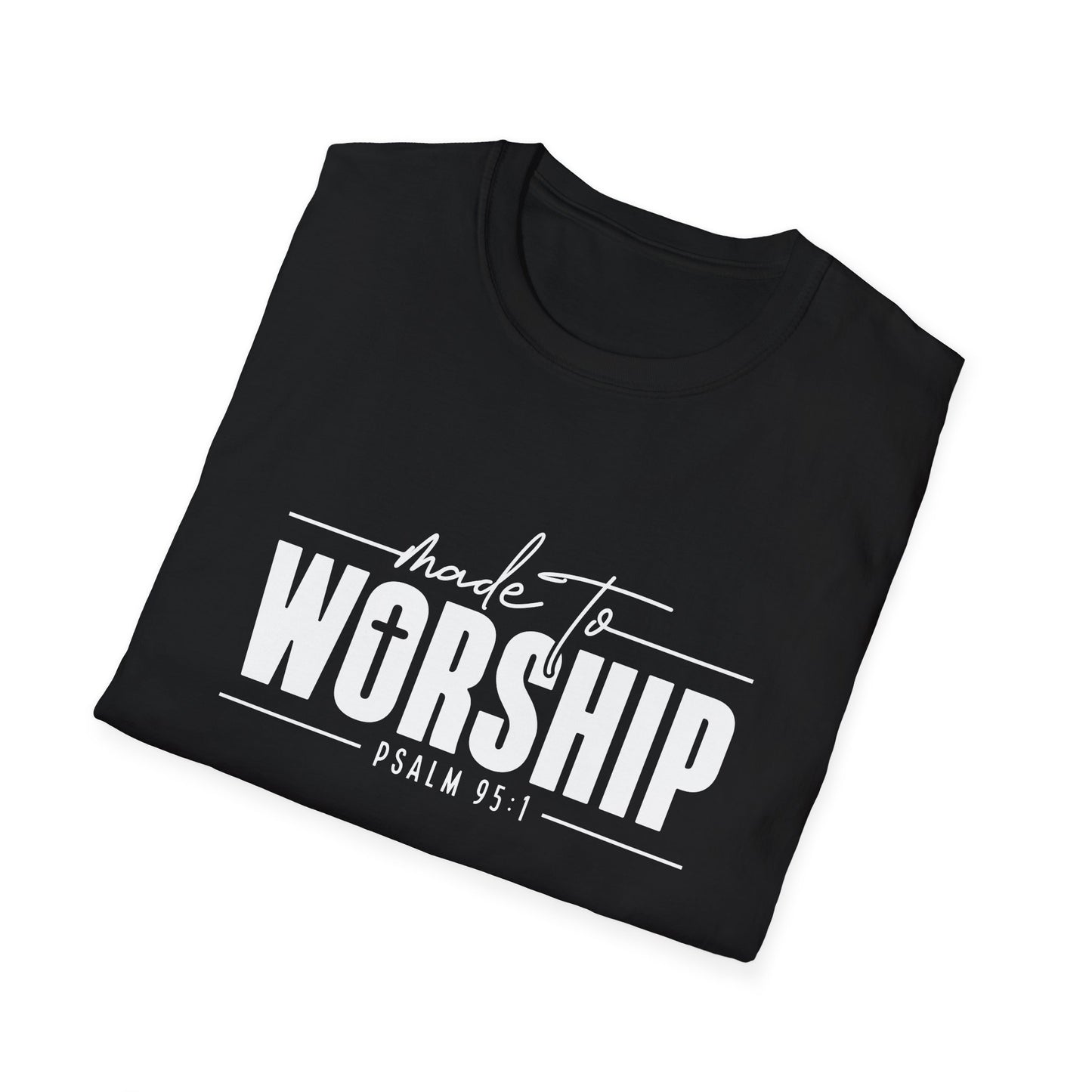 Made to Worship Unisex Softstyle T-Shirt - Faith-Inspired Apparel