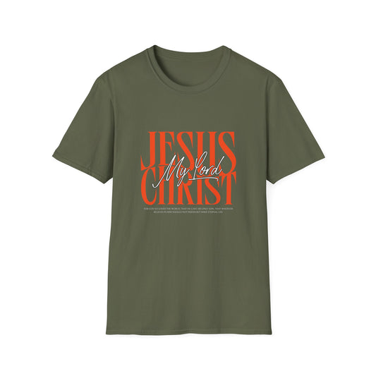 Faith-Inspired Unisex Softstyle T-Shirt - Jesus My Lord Graphic Tee