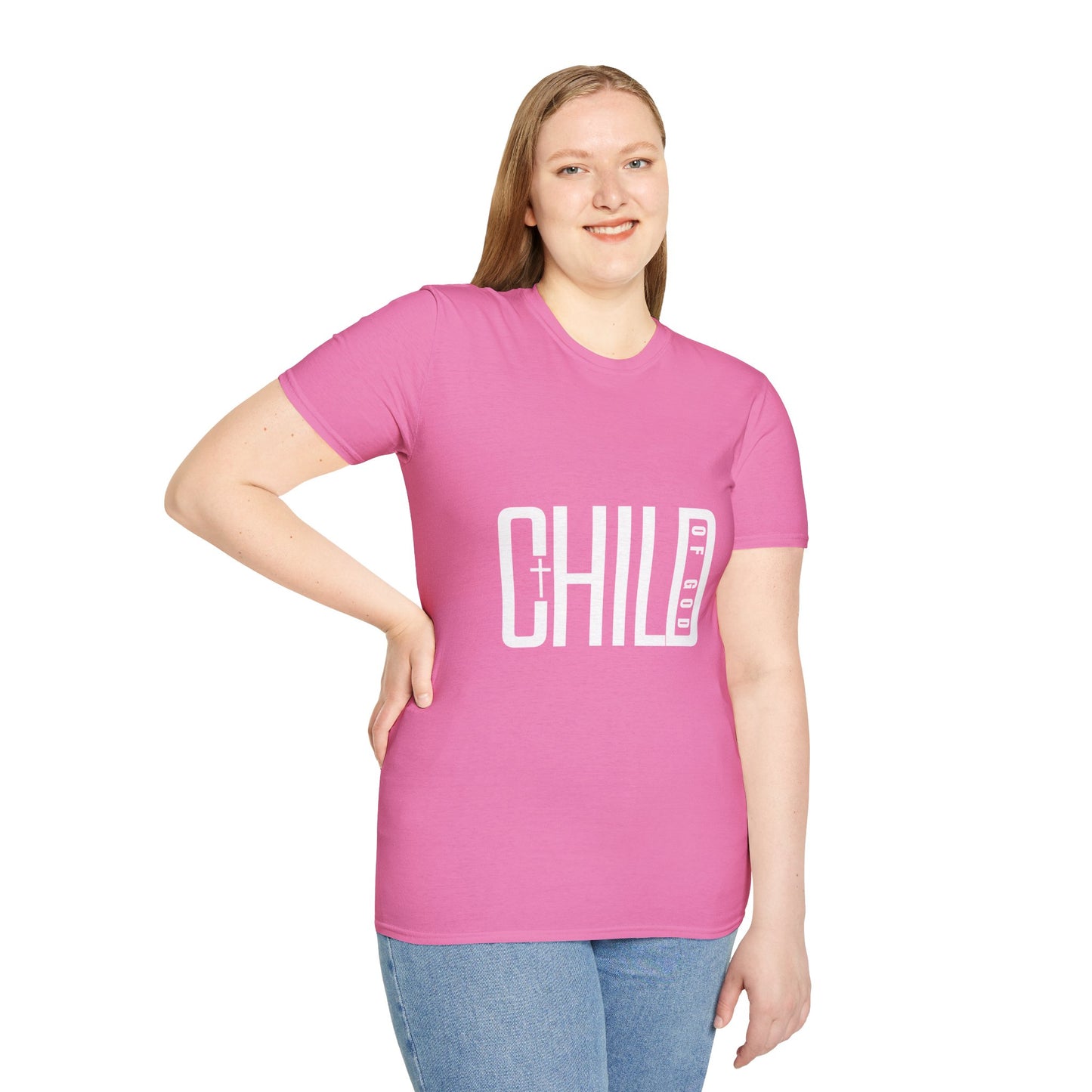 Child of God Unisex Softstyle T-Shirt - Faith-Based Apparel