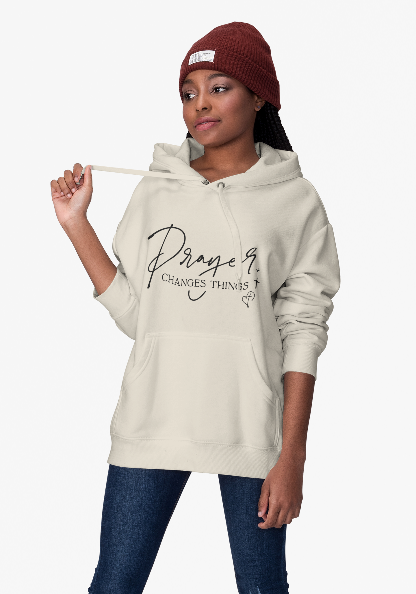 Prayer Changes Things Hoodie - Unisex Heavy Blend Sweatshirt