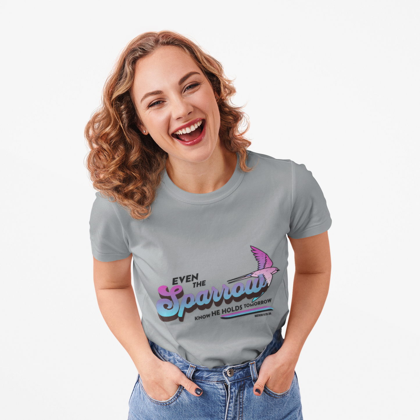 Sparrow Unisex Garment-Dyed T-Shirt - Even the Sparrow