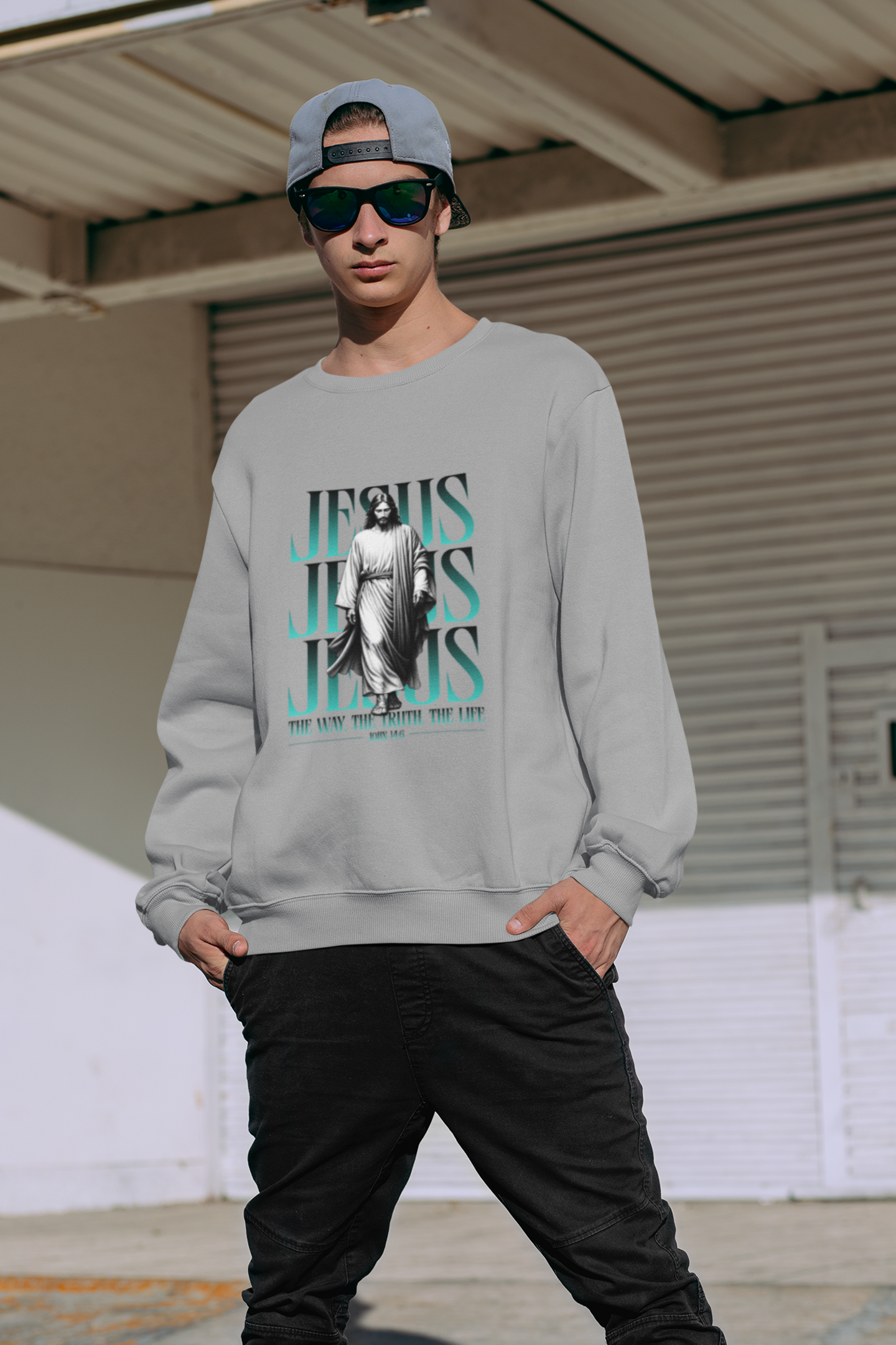 Inspirational Jesus Long Sleeve Tee - Faith & Style