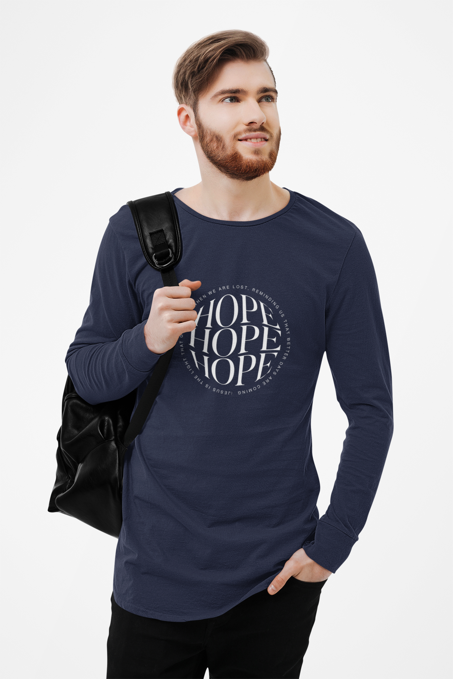 Hope Unisex Long Sleeve Tee - Inspirational Graphic Shirt