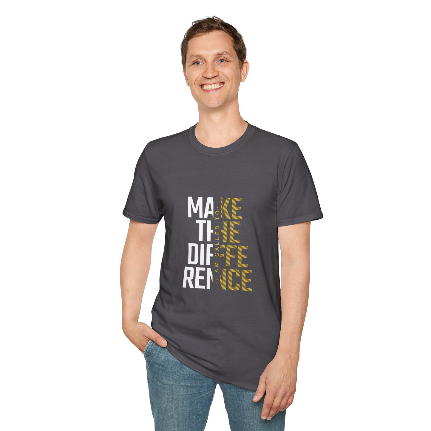 Make a Difference Unisex Softstyle T-Shirt - Tee for Everyday Wear