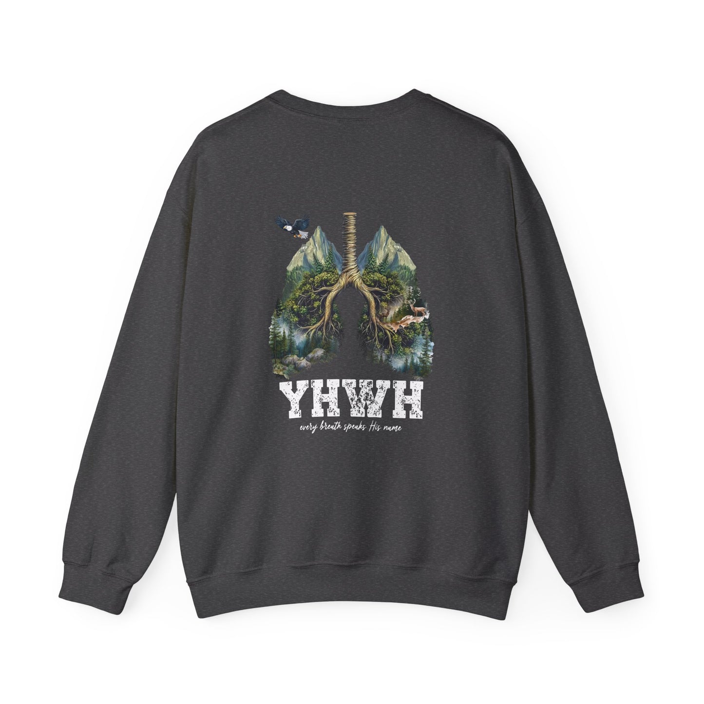 Nature-Yhwh Unisex Heavy Blend Crewneck Sweatshirt