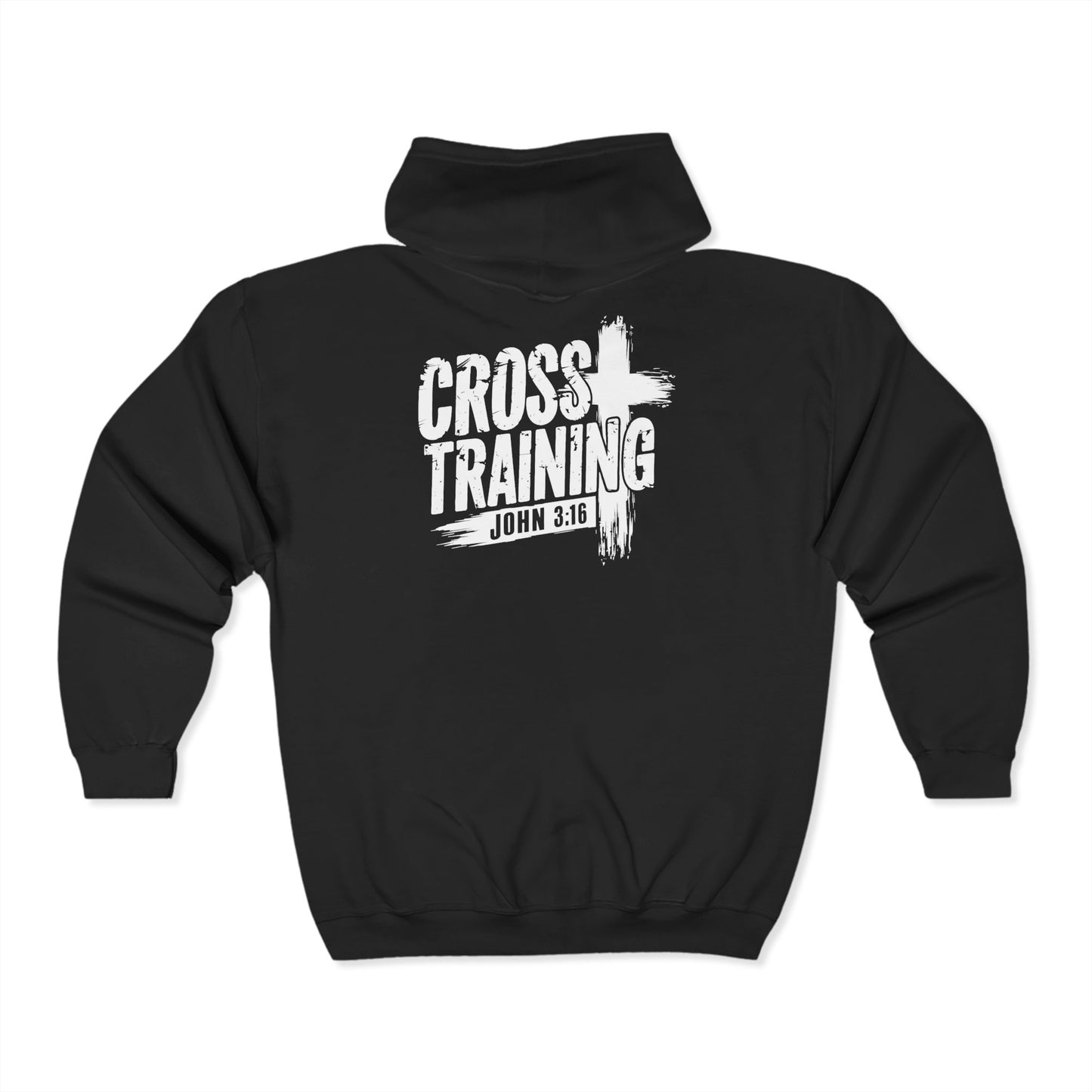 Cross Training Unisex Heavy Blend Full Zip Hoodie - Inspirational Faith Apparel