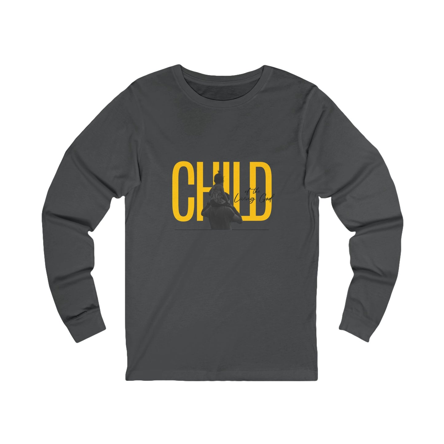 Child with Crown Unisex Long Sleeve Tee – Perfect for Celebrations and Family Gatherings