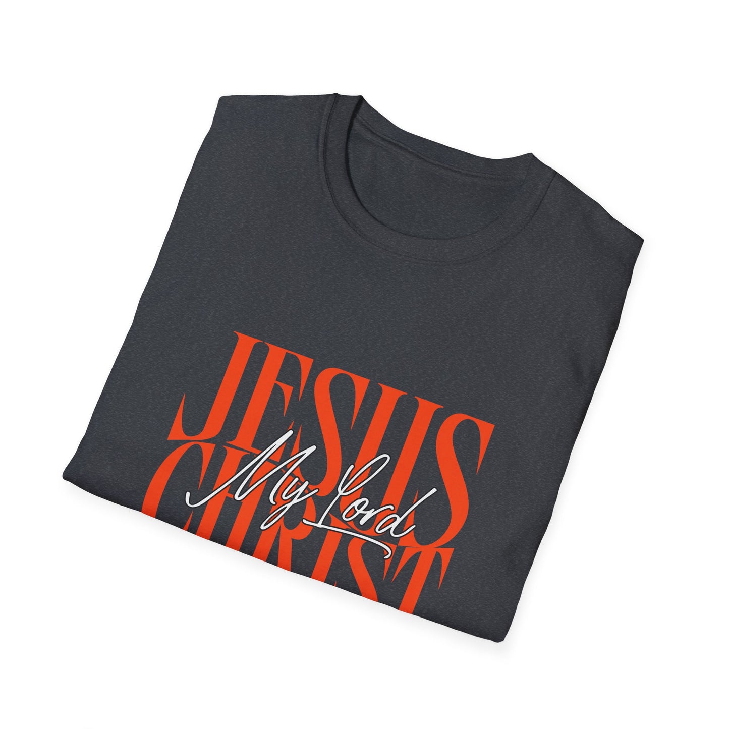 Faith-Inspired Unisex Softstyle T-Shirt - Jesus My Lord Graphic Tee