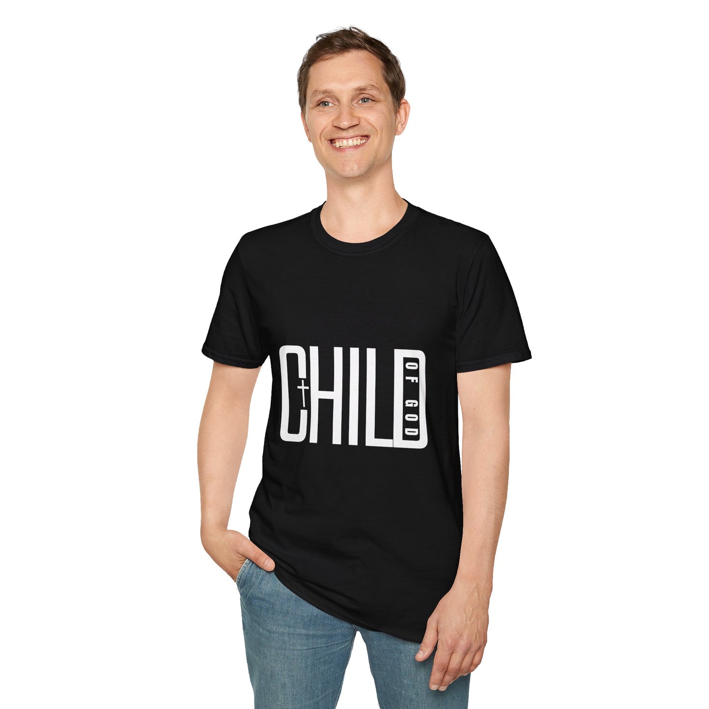 Child of God Unisex Softstyle T-Shirt - Faith-Based Apparel