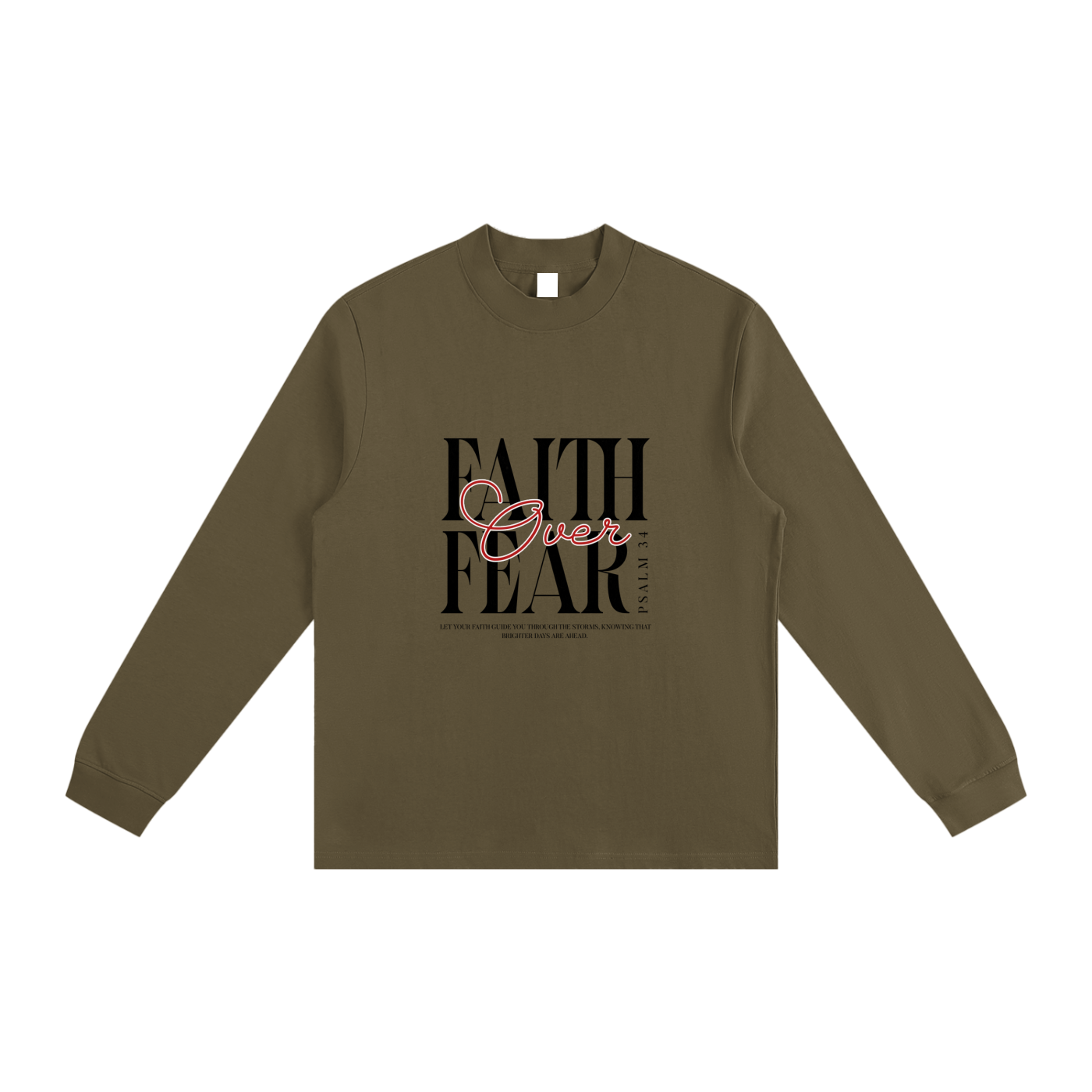 Essential Non-Shrink Mock Neck Sweatshirt