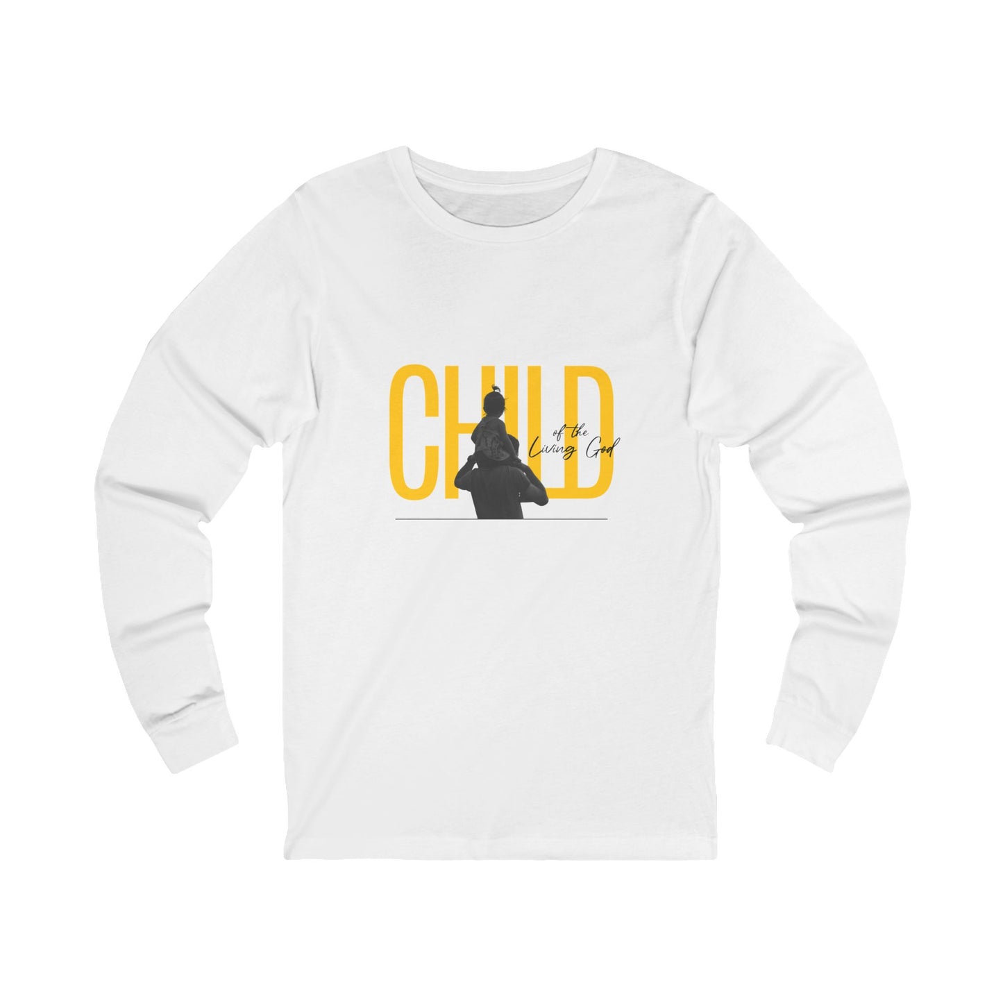 Child with Crown Unisex Long Sleeve Tee – Perfect for Celebrations and Family Gatherings