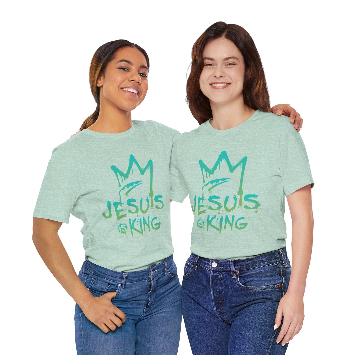 Jesus is King Unisex Jersey Short Sleeve Tee –