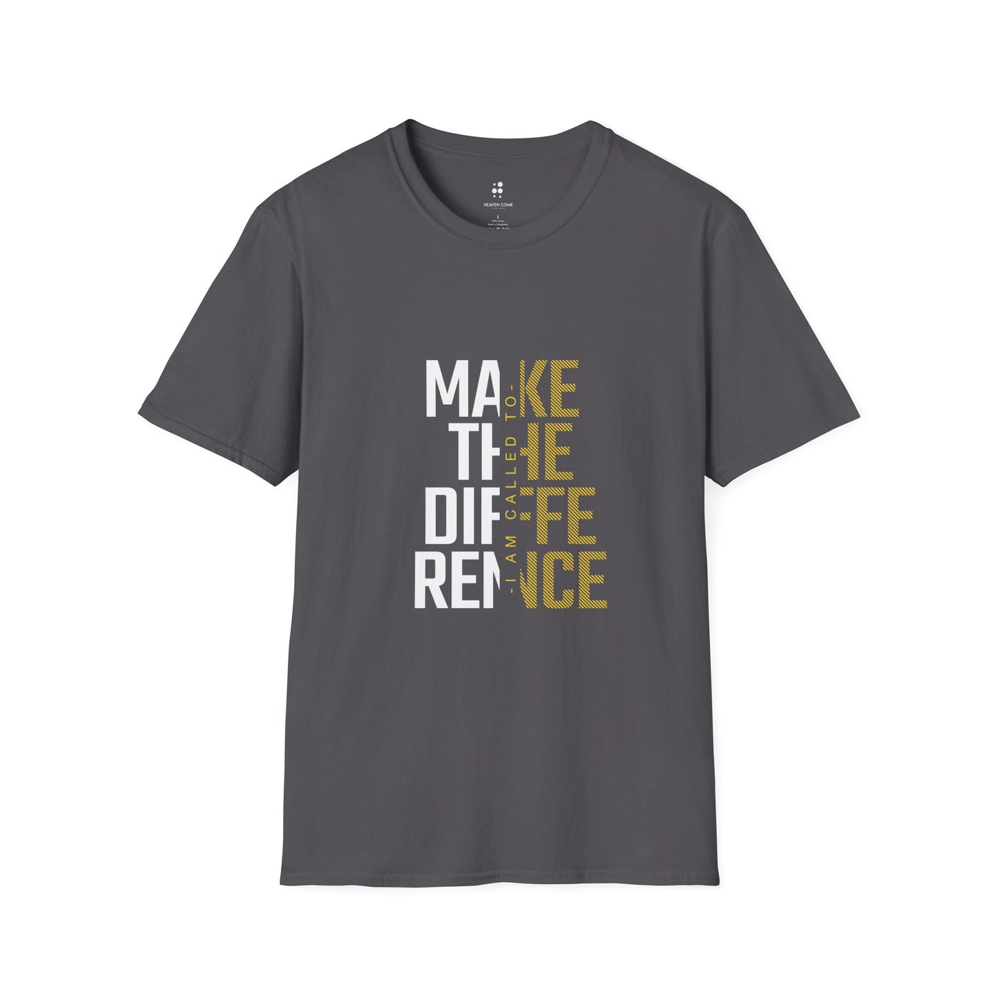 Make a Difference Unisex Softstyle T-Shirt -  Tee for Everyday Wear