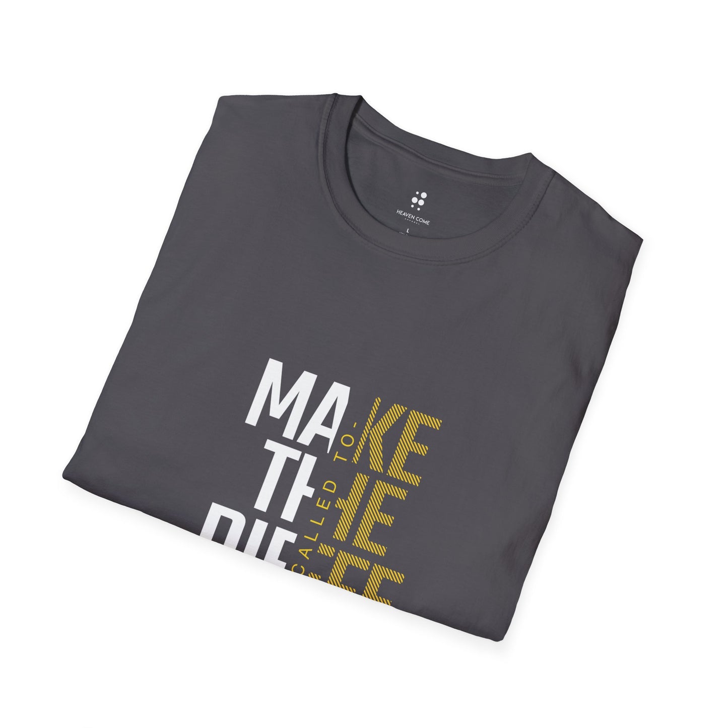 Make a Difference Unisex Softstyle T-Shirt -  Tee for Everyday Wear