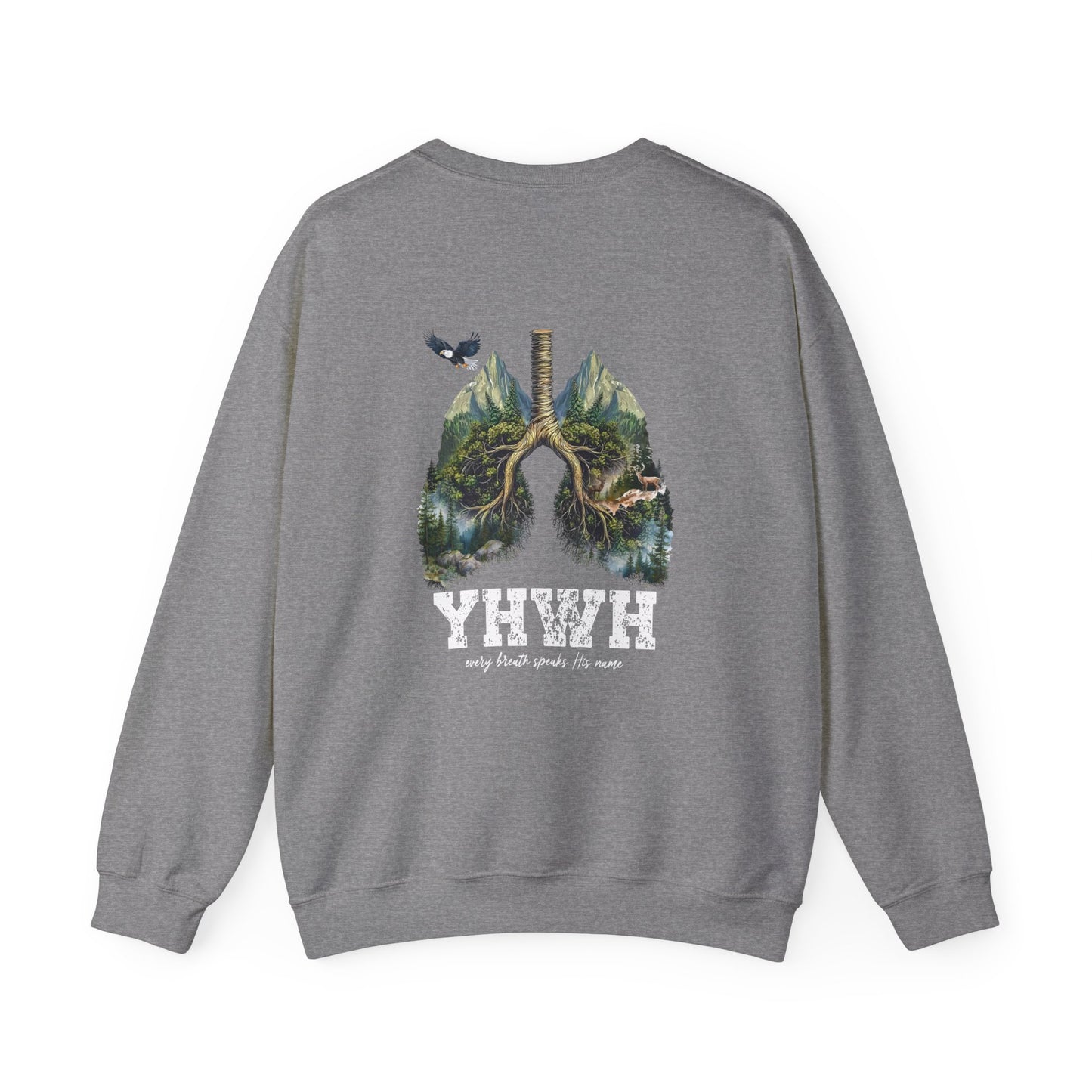 Nature-Yhwh Unisex Heavy Blend Crewneck Sweatshirt