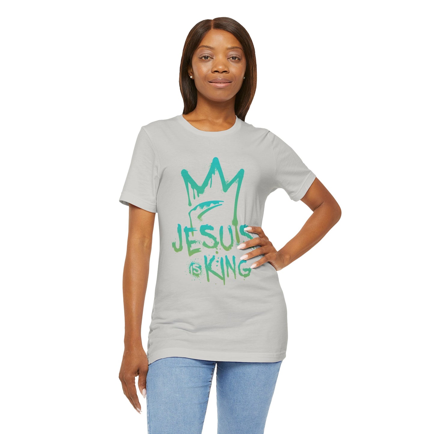 Jesus is King Unisex Jersey Short Sleeve Tee –