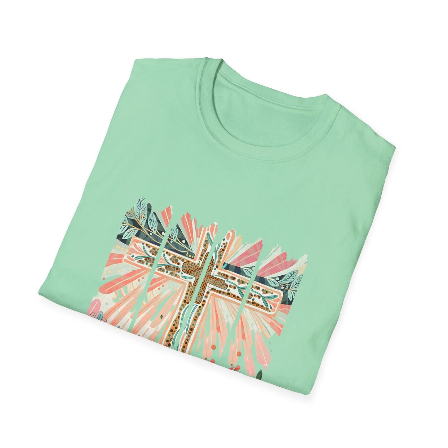 Let Me Tell You About My Jesus Unisex Softstyle T-Shirt - Faith-Inspired Apparel