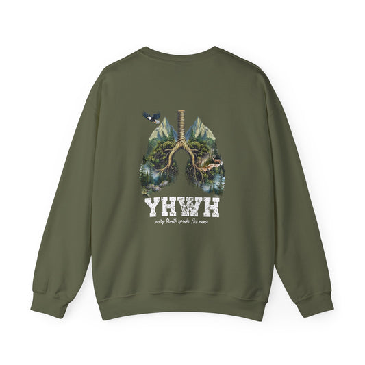 Nature-Yhwh Unisex Heavy Blend Crewneck Sweatshirt