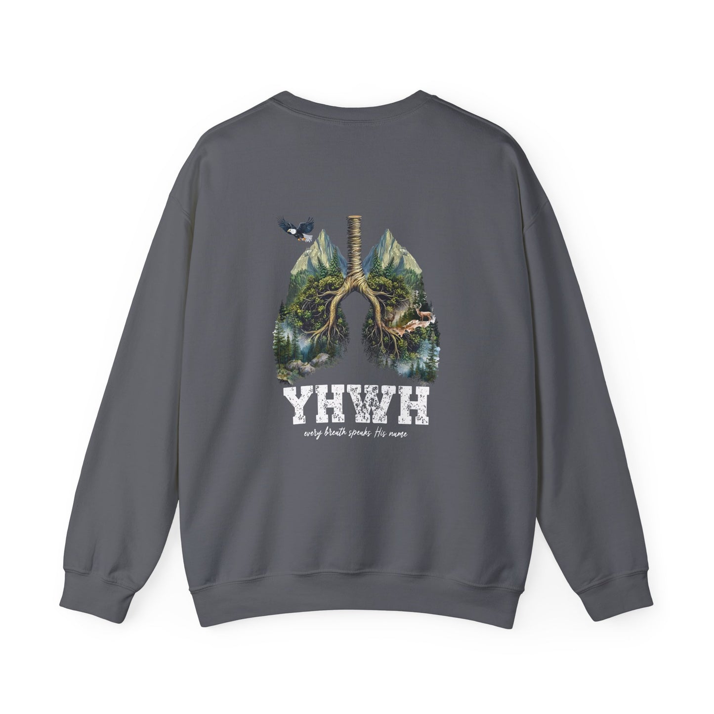 Nature-Yhwh Unisex Heavy Blend Crewneck Sweatshirt