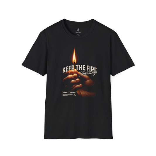 Keep the Fire Burning Unisex Softstyle T-Shirt