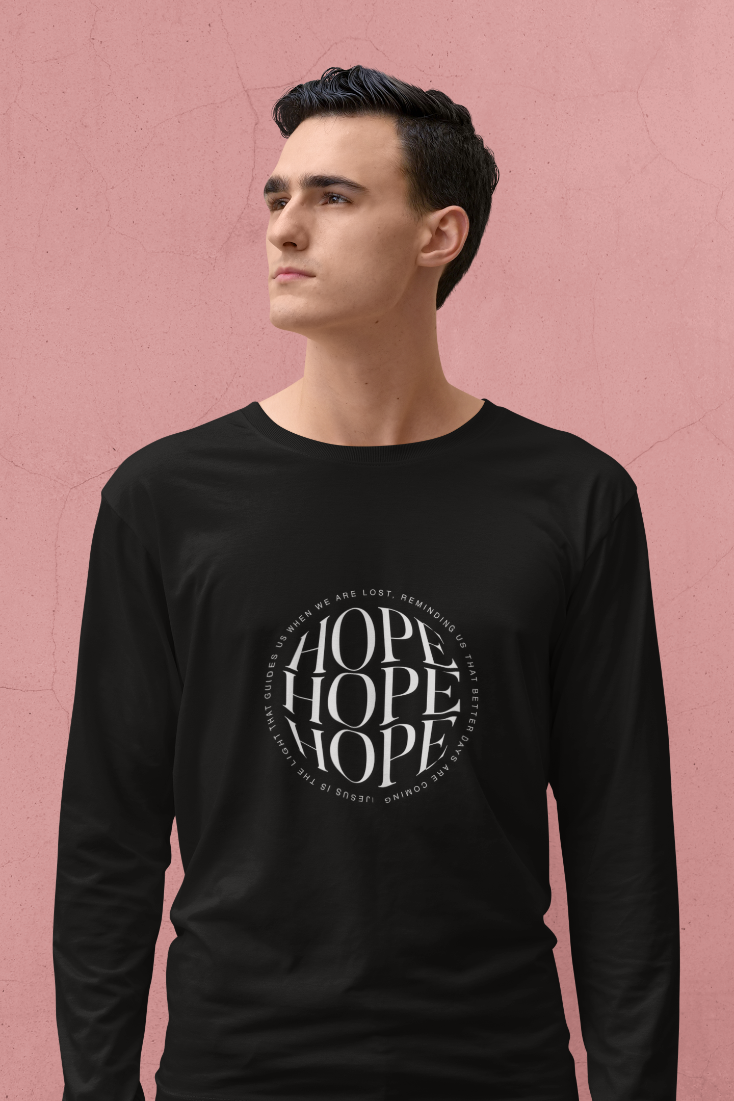 Hope Unisex Long Sleeve Tee - Inspirational Graphic Shirt