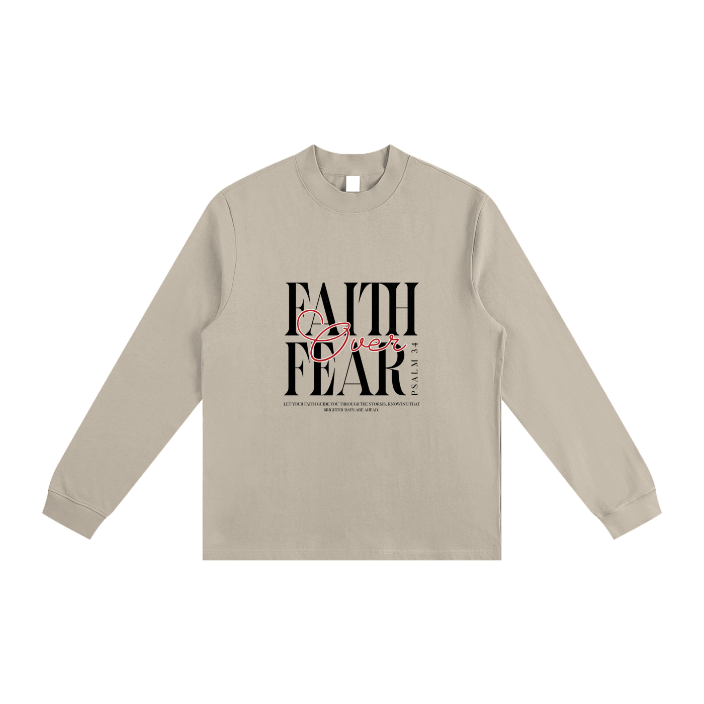 Essential Non-Shrink Mock Neck Sweatshirt
