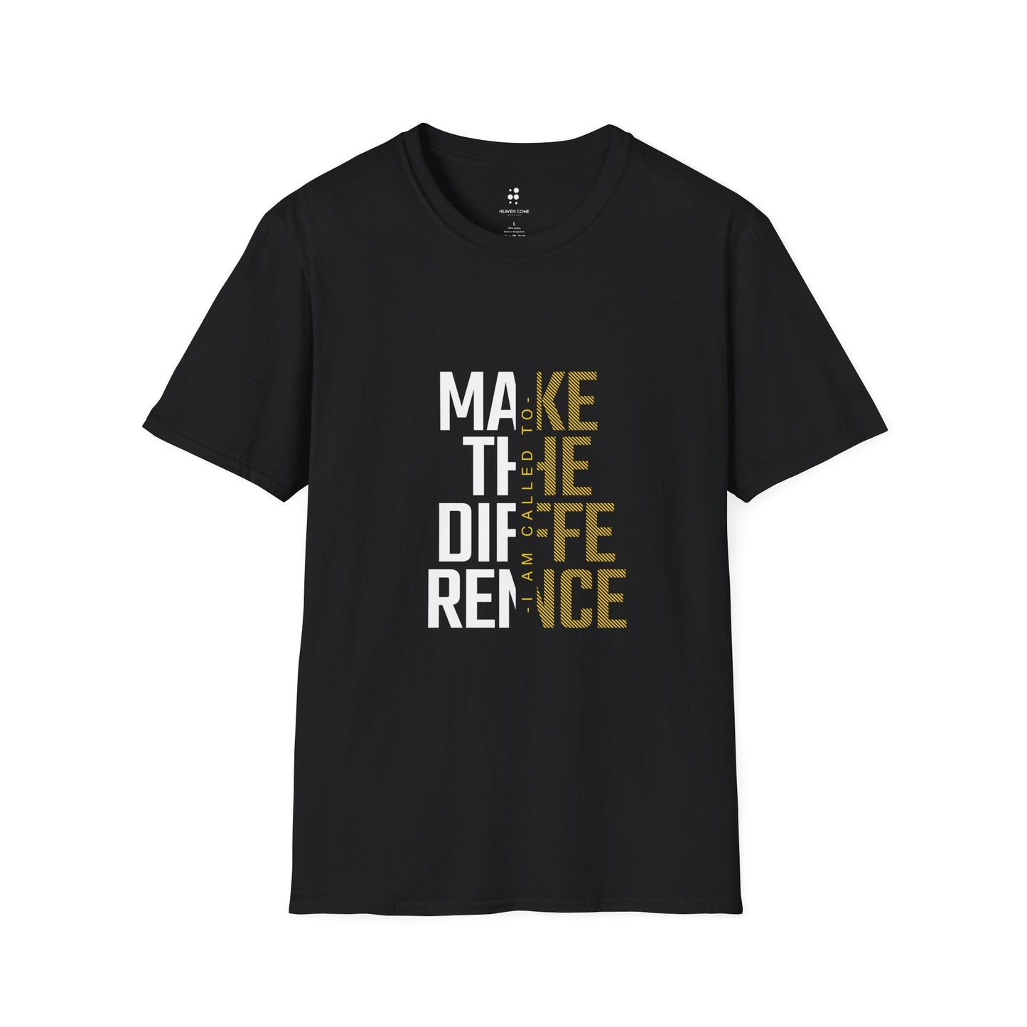 Make a Difference Unisex Softstyle T-Shirt -  Tee for Everyday Wear
