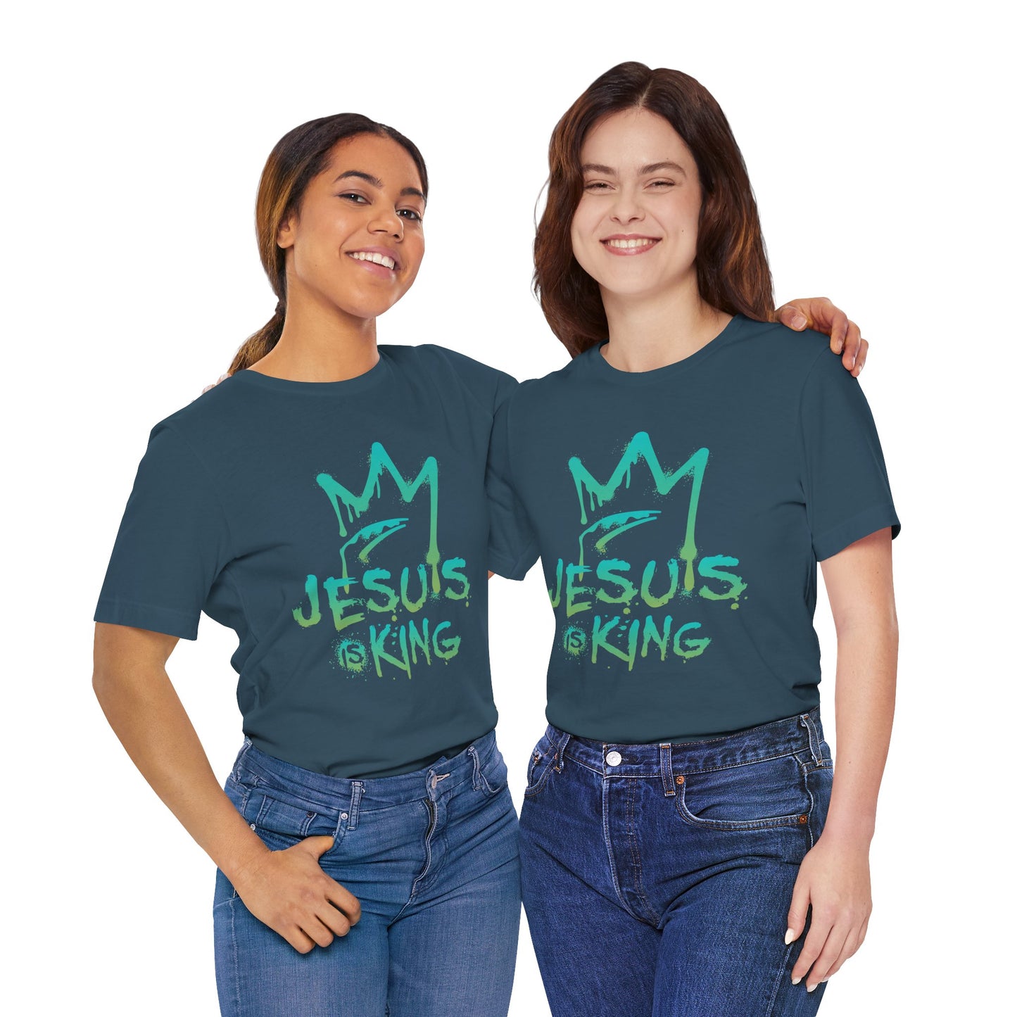 Jesus is King Unisex Jersey Short Sleeve Tee –