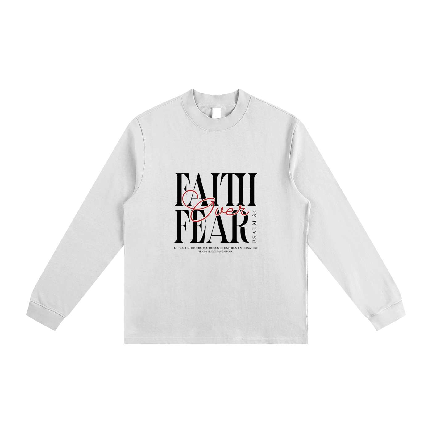 Essential Non-Shrink Mock Neck Sweatshirt
